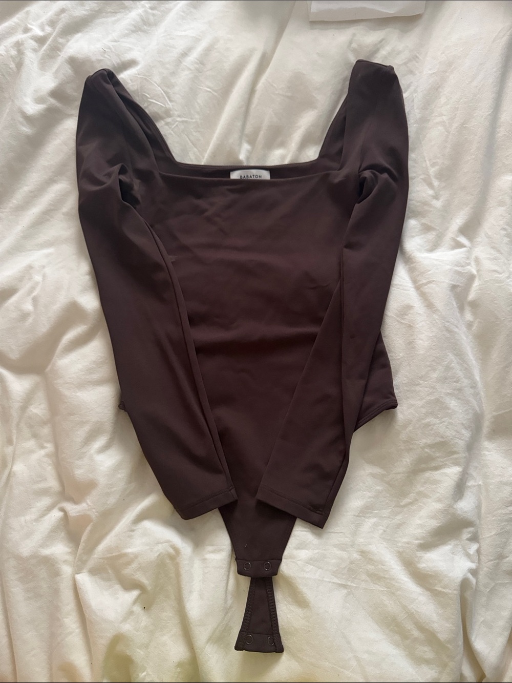 Aritzia Babaton square neck bodysuit
